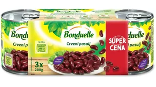 Pasulj Bonduelle multipak 3x200g