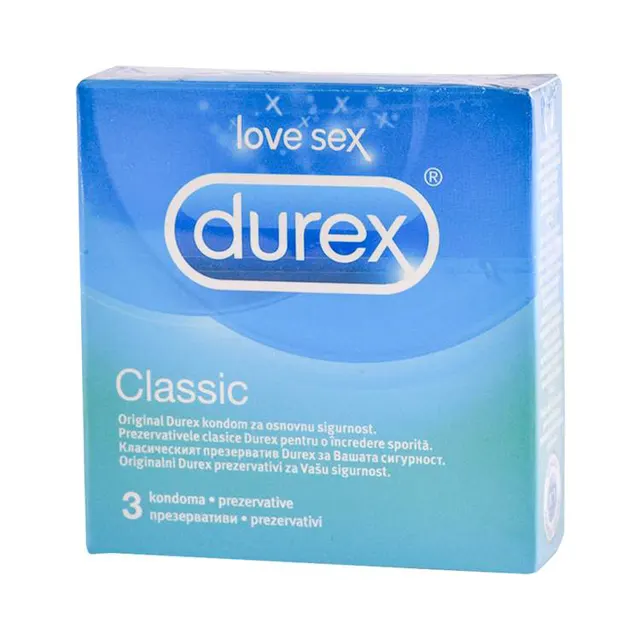 prezervativ durex classic 3/1 nelt co p.0411216 3 kom Durex