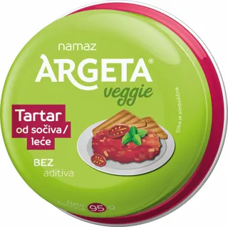 PAŠTETA VEGGIE TARTAR OD SOČIVA 95GR ARGETA