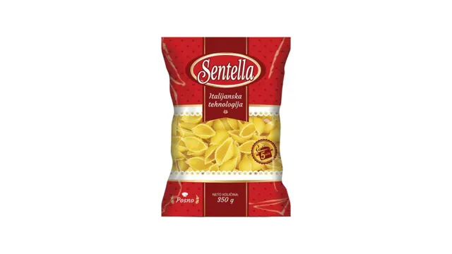 Testenina skoljka velika Sentella 350g SENTELLA