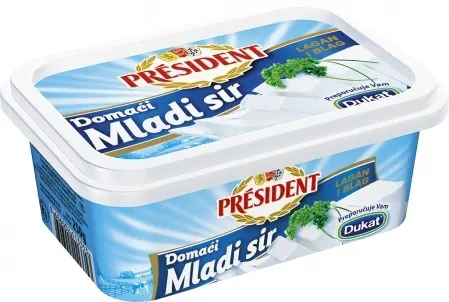 PRESIDENT DOMACI MLADI 250gr SOMBOLED SOMBOLED