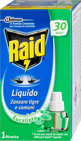 RAID TEC ZA KOMARACE EUKALIPTUS 30 NOCI 21ml