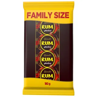 Rum plocica Kandit 4 pack 180g