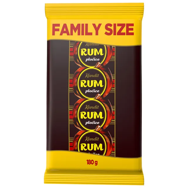 Rum plocica Kandit 4 pack 180g Kandit