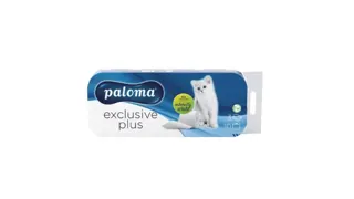 Toalet papir exclus.plus Paloma 3p 10/1