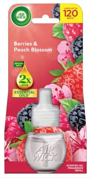 OSVEŽIVAČ AIRWICK EL. REFIL BERRIES & PEACH BLOSSOM 19ML RB