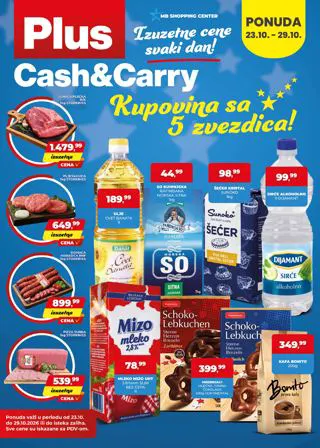 Plus Cash&Carry katalog 23.10.–29.10., naslovna strana