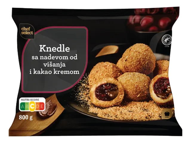 Knedle sa kakao kremom/višnja MK15 800g Chef Select