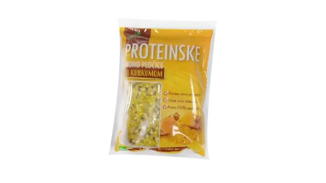 PROTEINSKE PLOCICE KURKUMA 70G GO HEALTHY
