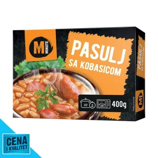 PASULJ SA KOBASICOM 400G MINUTE