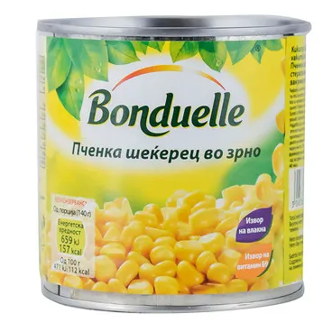 BONDUELLE KUKURUZ 340g BONDUELLE