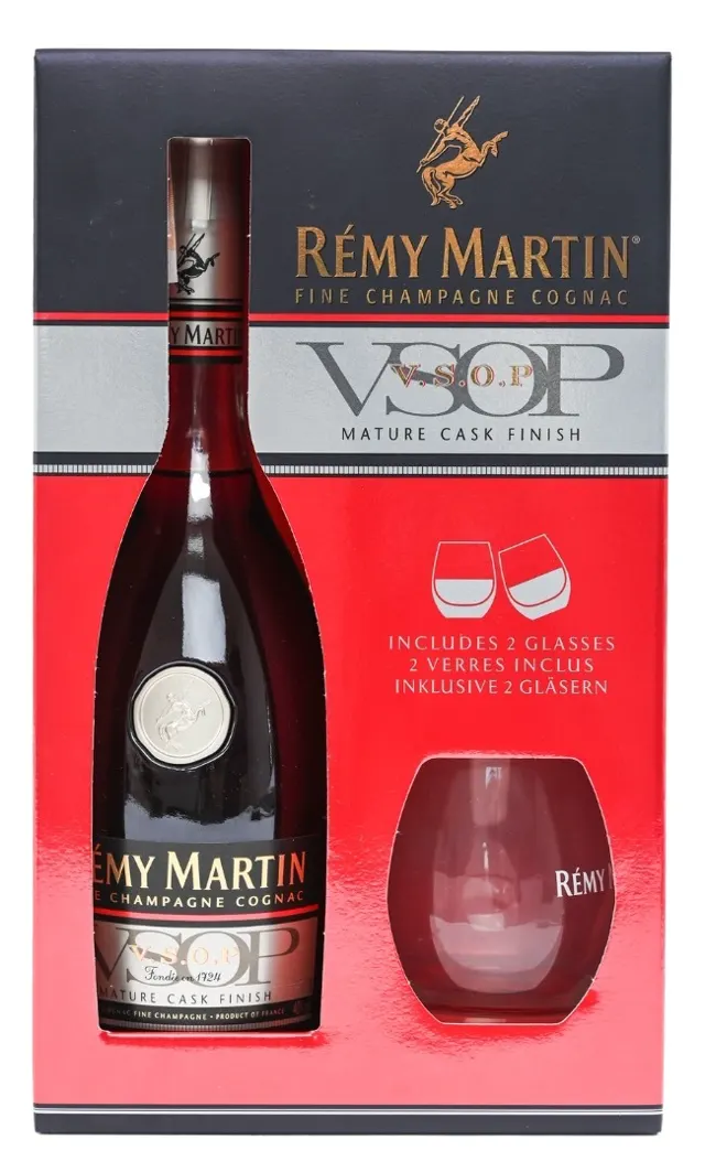 Remy Martin VSOP 0700 + 2 glass