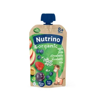 Nutrino ORG jab/šlj/jag/bor/pir 8m+ 100g