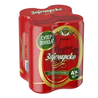 Pivo Zajecarsko 4 X 0,5can