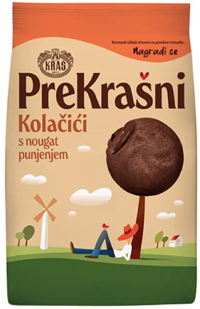 KEKS PREKRAŠNI KOLAČIČ KAKAO KRAŠ 220G KRAŠ