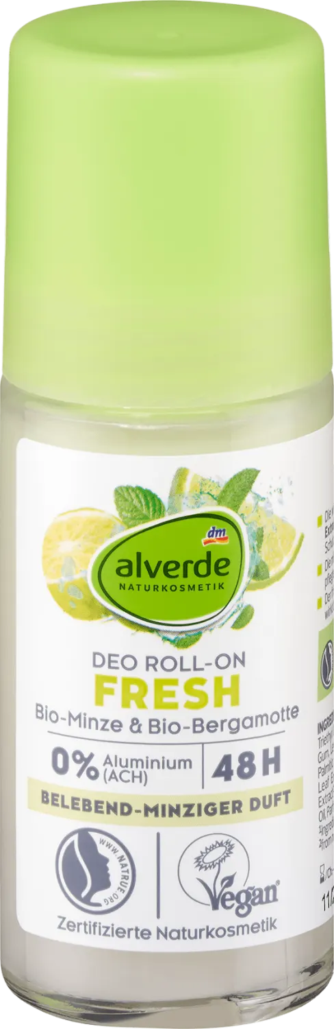 alverde deo roll-on Fresh 50ml alverde NATURKOSMETIK