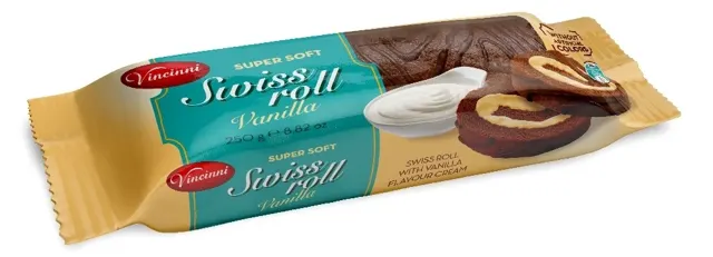 Swiss Roll Vanilla 250g UVOZ RAZNO
