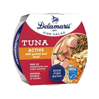 TUNA SALATA ACTIVE 170gr DELAMARIS