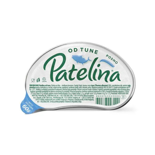 Pasteta od tune Patelina 60g Patelina