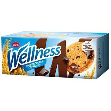 Keks Wellness integr.komadici cok.210g Wellness