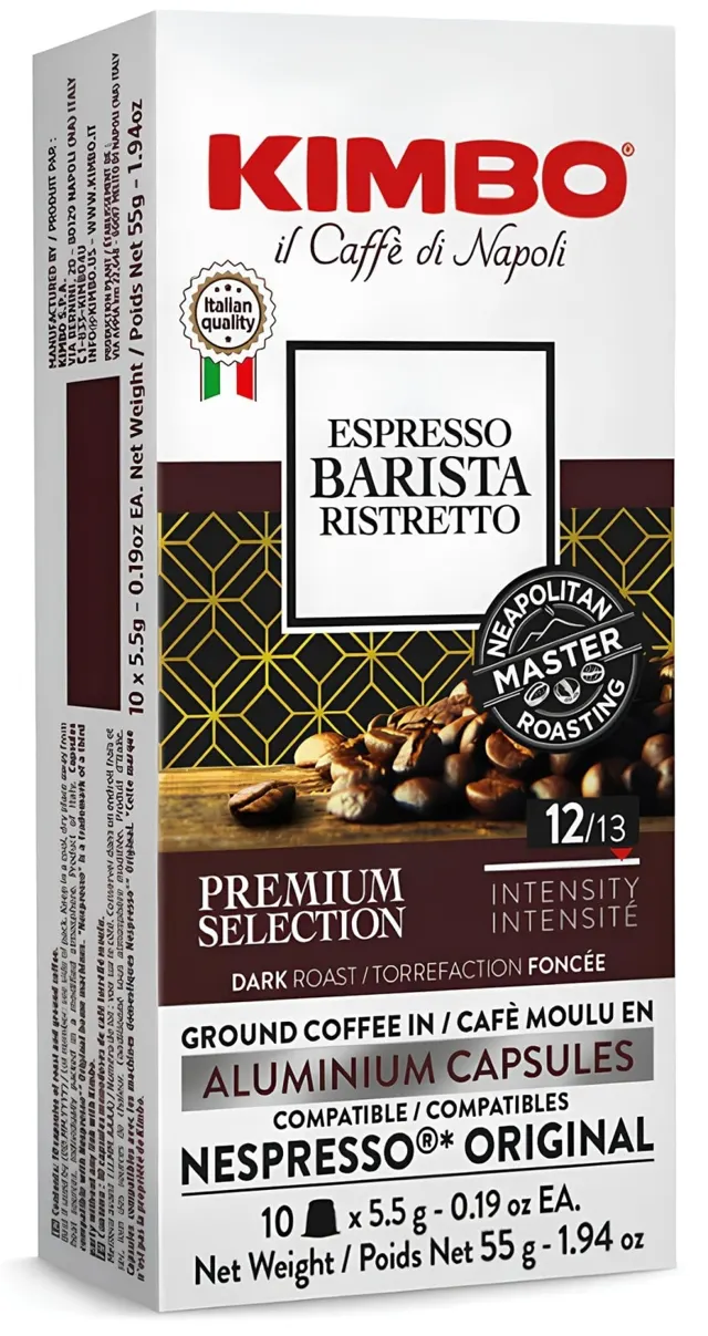 KAFA KIMBO BARISTA RISTRETO ALU KAPSULA ZA NESPRESSO 10/1 55 g KIMBCO