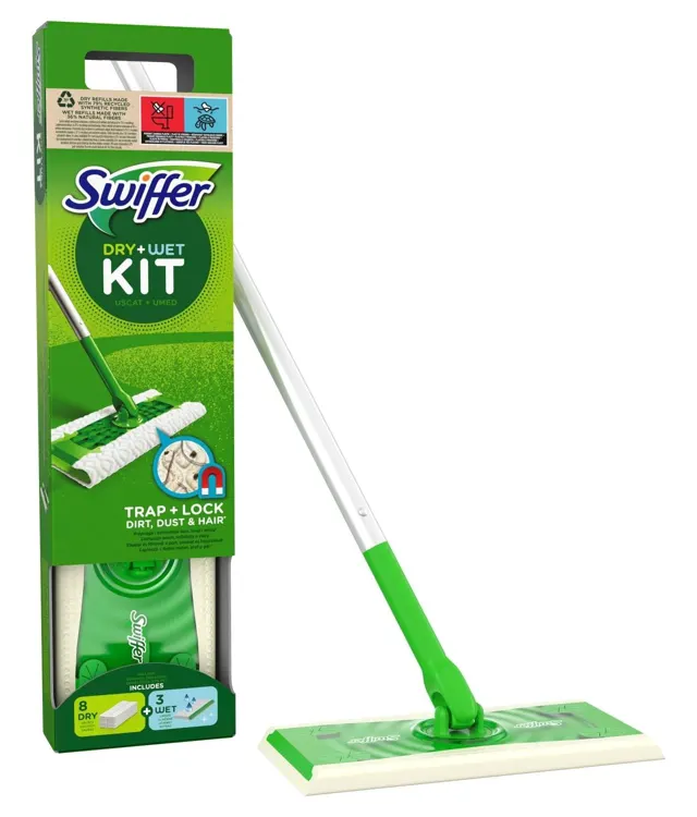 DŽOGER SWIFFER STARTER KIT + (8+3)DOPUNE P&G SWIFFER
