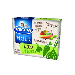 Povrcna kocka Vegeta natur 60g