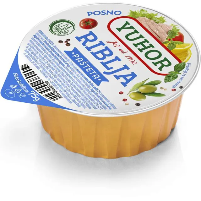 Pasteta riblja Yuhor 75g Yuhor