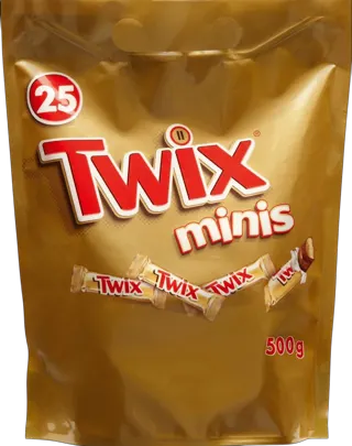 ČOKOLADA MINI MONO POUCH TWIX 500G
