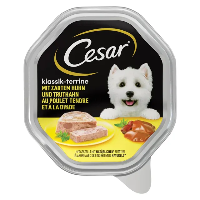 Hr.za pse piletina,curka pos.Cesar 150g Cesar