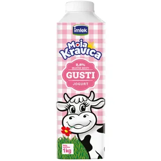 JOGURT GUSTI 1kg 2,8%mm IMLEK