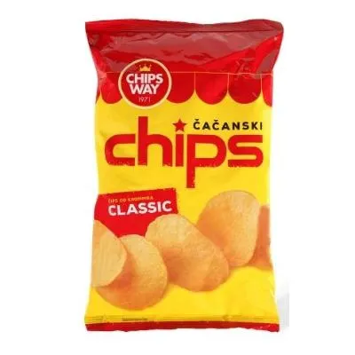 ČIPS CHIPS WAY ČAČANSKI SLANI 150G CHIPS WAY