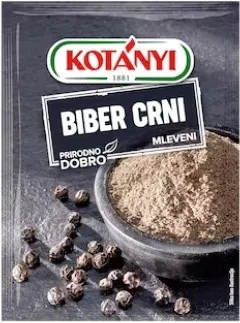 BIBER CRNI MLEVENI 17gr KOTANYI KOTANYI