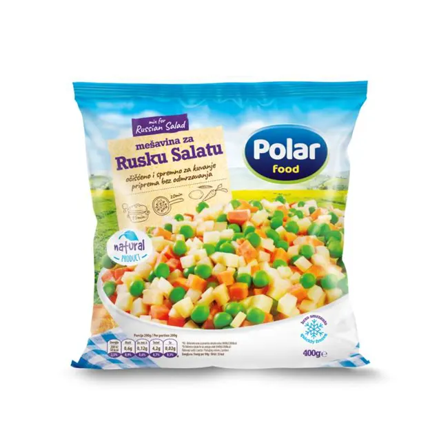 ZAMRZNUTA MESAVINA ZA RUSKU SALATU 400gr POLAR