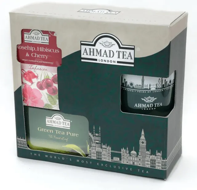 CAJ AHMAD 2 CAJA + SOLJA U KUTIJI AHMAD TEA