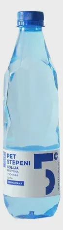 Voda Pet stepeni negazirana 0500 pet Aqua Marinada 15 0,5 l 5 STEPENI