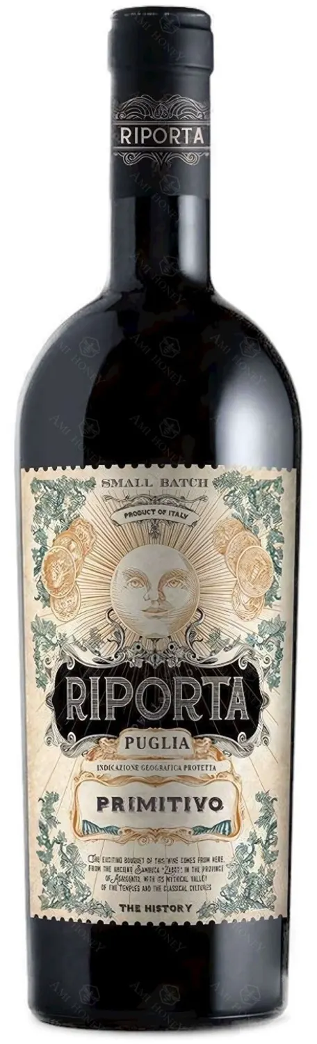 VINO CRVENO RIPORTA PRIMITIVO 0.75L RIPORTA