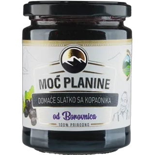 DOMACE SLATKO SUMSKA BOROVNICA 380gr MOC PLANINE