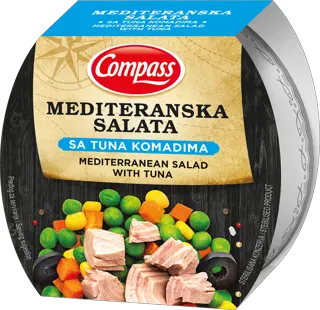 SALATA TUNA MEDITERANSKA 160gr COMPASS
