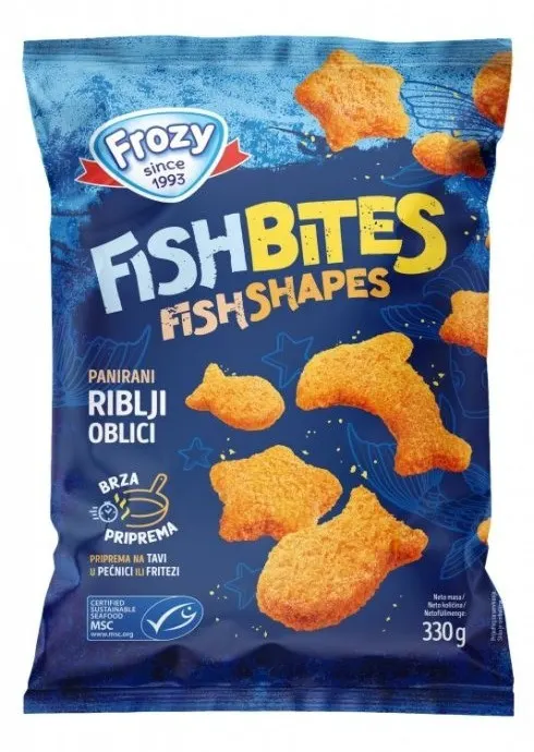 RIBLJI PANIRANI OBLICI 330GR FROZY FROZY