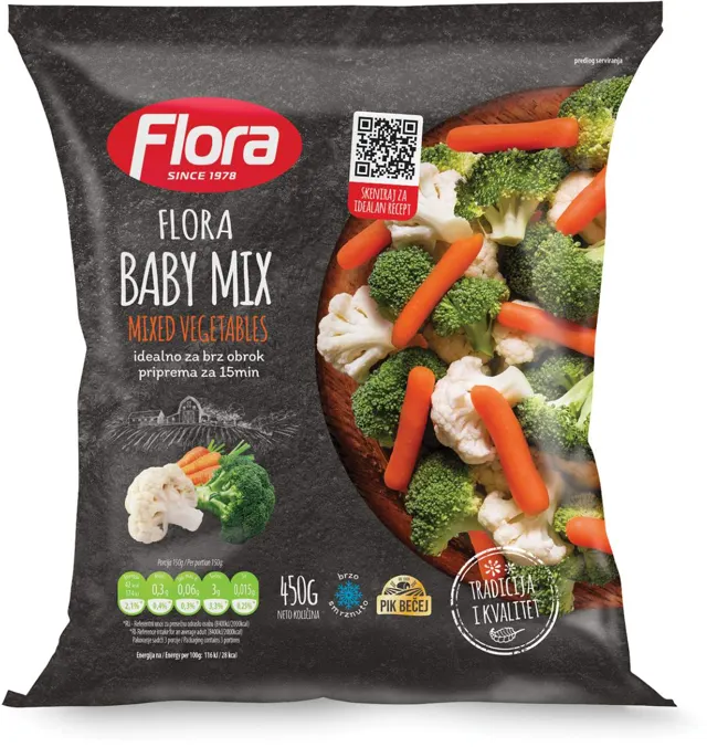 POV BABY MIX 450G FLORA FLORA