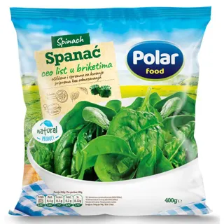 SPANAĆ U BRIKETU 400GR POLAR