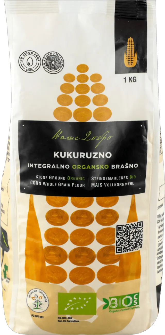 BRAŠNO ORGANSKO KUKURUZNO INTEG 1KG NAŠE DOBRO