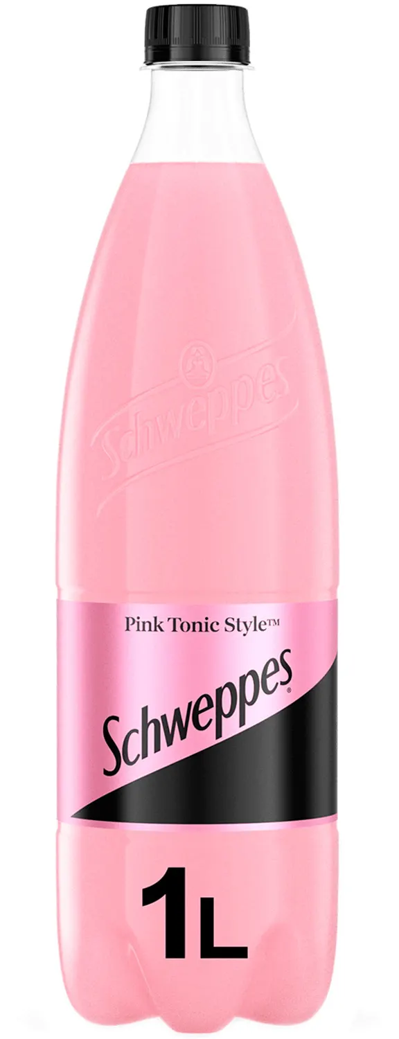 Schweppes Pink Tonic Water 1l Pet SCHWEPPES 1