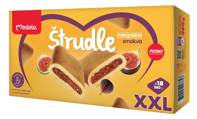 ŠTRUDLA POSNA INT SMOKVA 360G MEDEL MEDELA