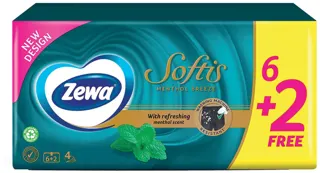 MARAMICE PAPIRNE ZEWA SOFTIS MENTOL