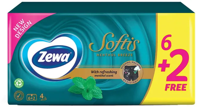 MARAMICE PAPIRNE ZEWA SOFTIS MENTOL ZEWA