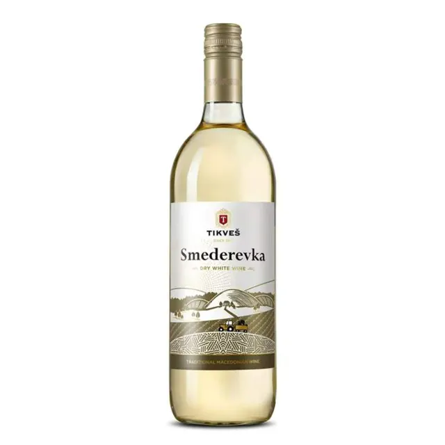Vino belo Smederevka Tikves 1l Tikves