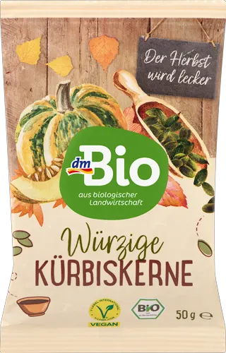 dmBio začinjene semenke bundeve 50g