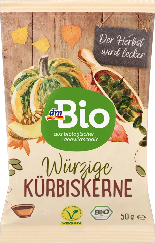 dmBio začinjene semenke bundeve 50g dmBio